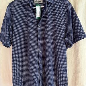California Shirt Co men’s Navy print shirt